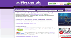 Desktop Screenshot of edfirst.co.uk